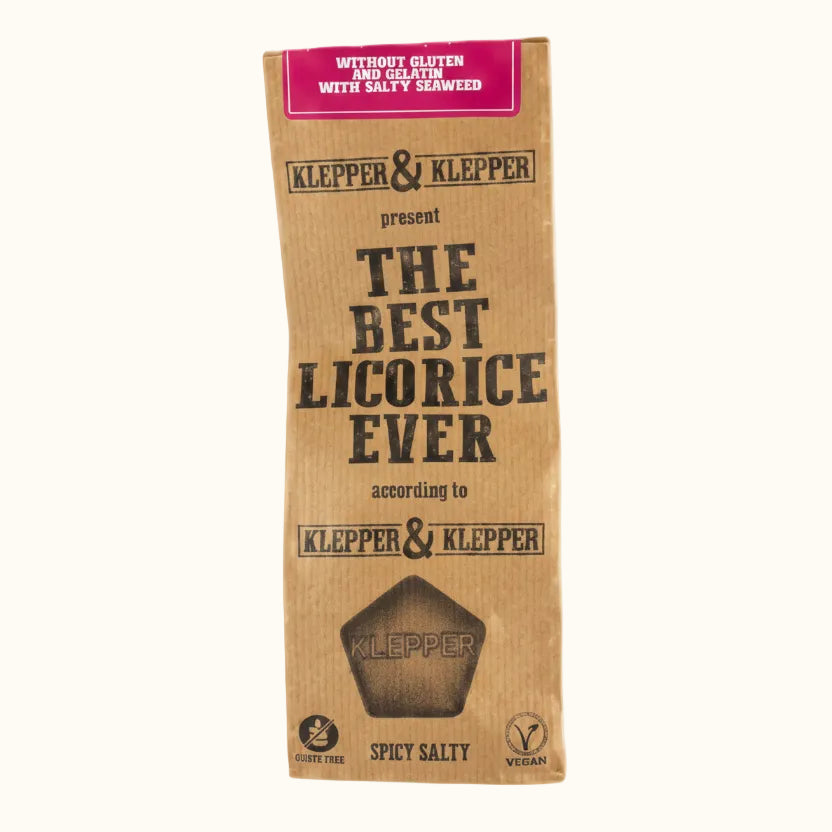 Klepper Pittig Zoute Drop Gluten- en GelatineVRIJ