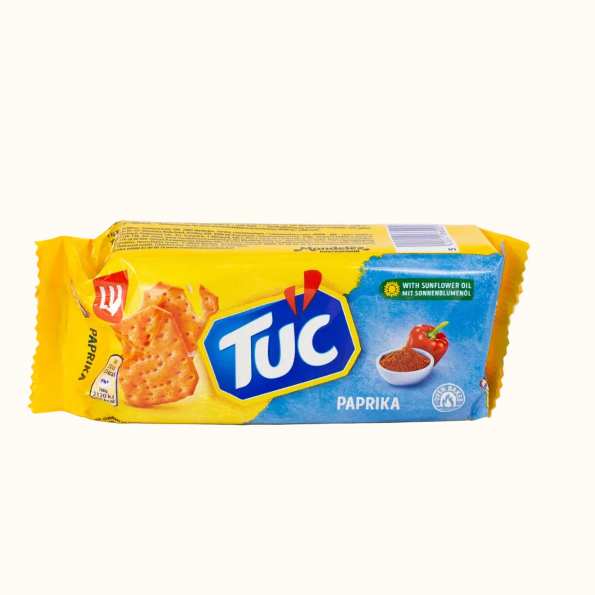 A package of Tuc Crackers Paprika.