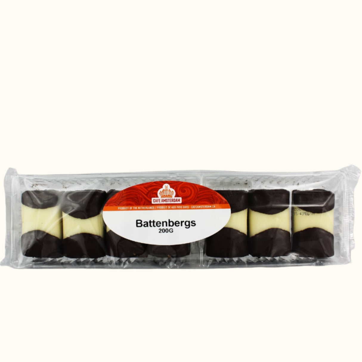Cafe Amsterdam Battenbergs (mergpijpjes) 200g