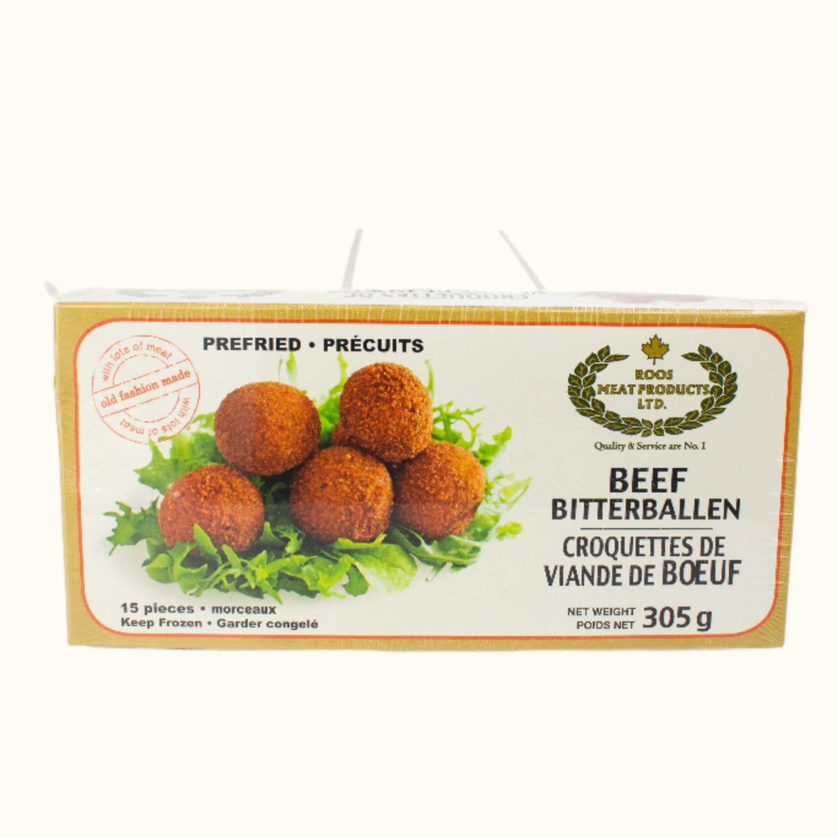 Roos Meat Products Rundvlees Bitterballen (Bitterballen) 15 stuks 305 g