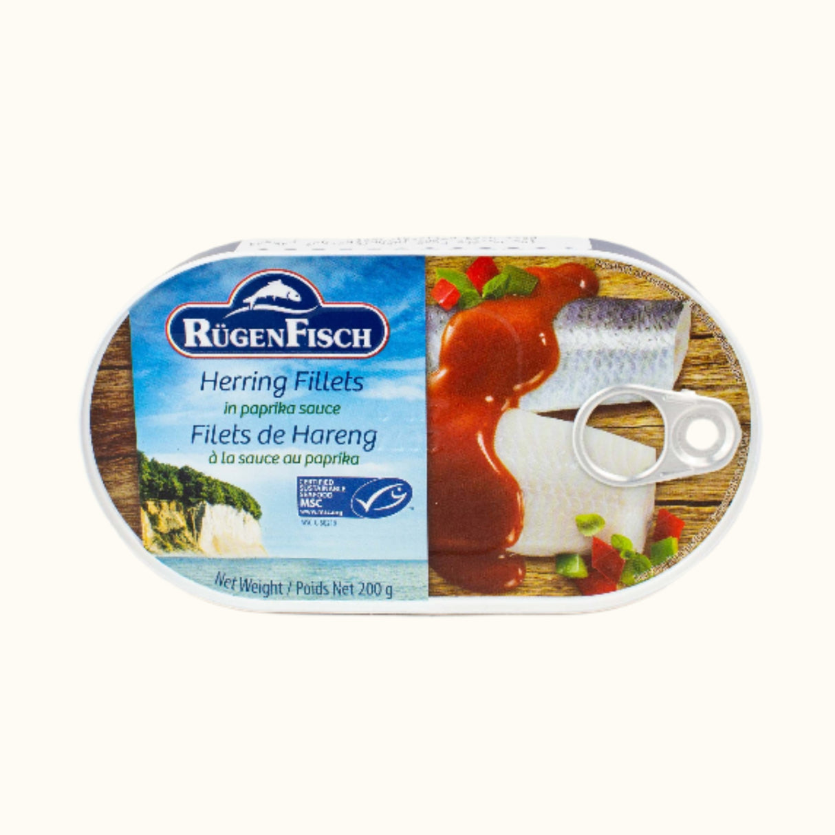 RügenFisch Haringfilets in paprikasaus 200 g