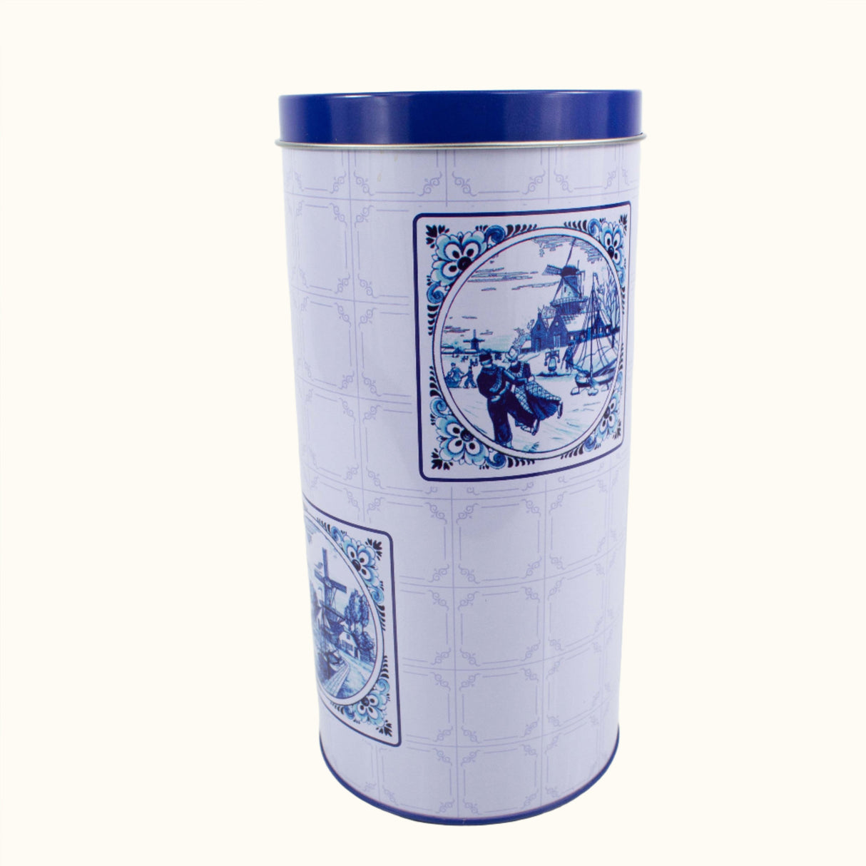 Rusk Tin Box Delfs Blue