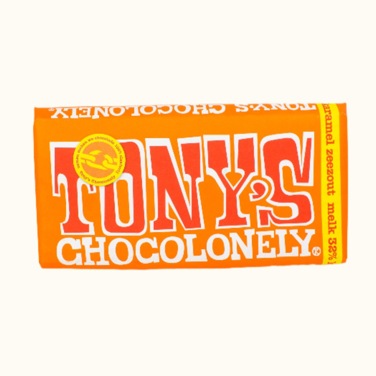 Tony's Chocolonely Milk Chocolate Caramel Seasalt Large 180g
