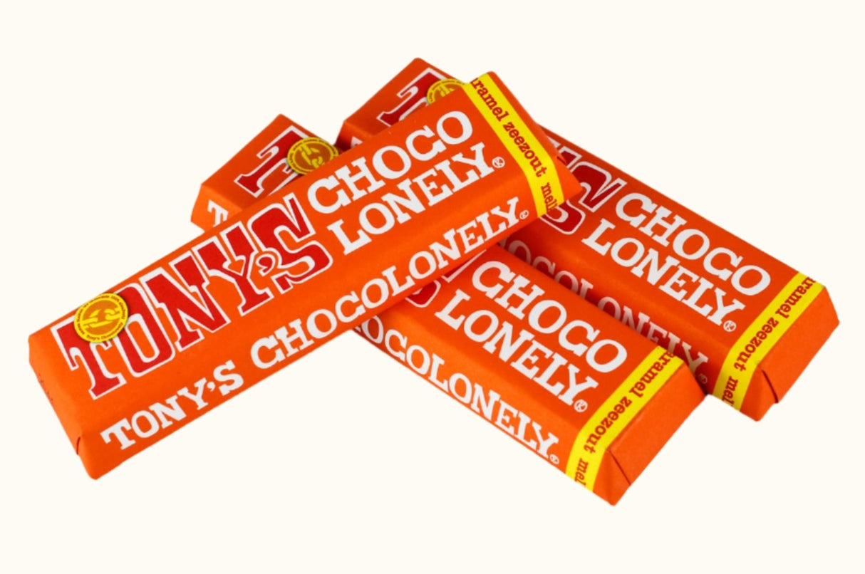 Tony's Chocolonely Milk Chocolate Caramel Seasalt 47g