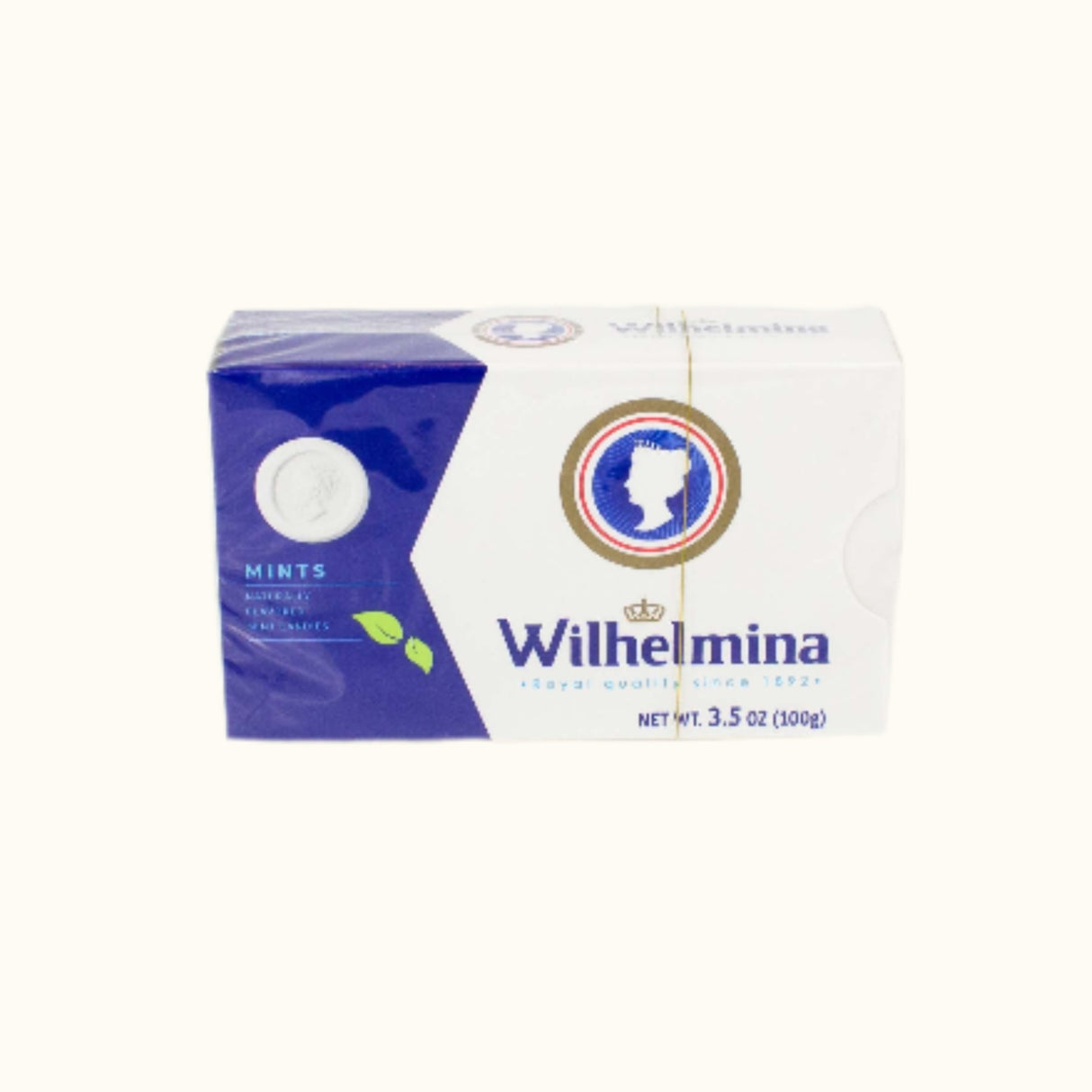Wilhelmina pepermuntjes, doos van 100 g