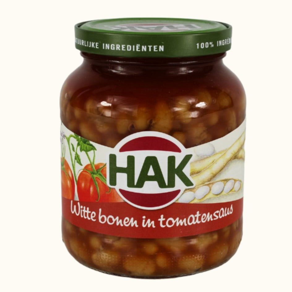 Haricots blancs Hak à la sauce tomate 370 ml