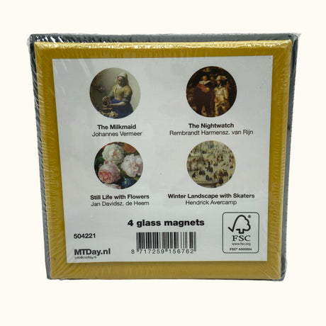 Glazen magneetdoos – Nederlandse Oude Meesters