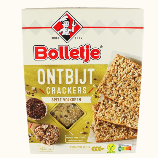 Bolletje Breakfast Crackers Spelt Whole Wheat 240g