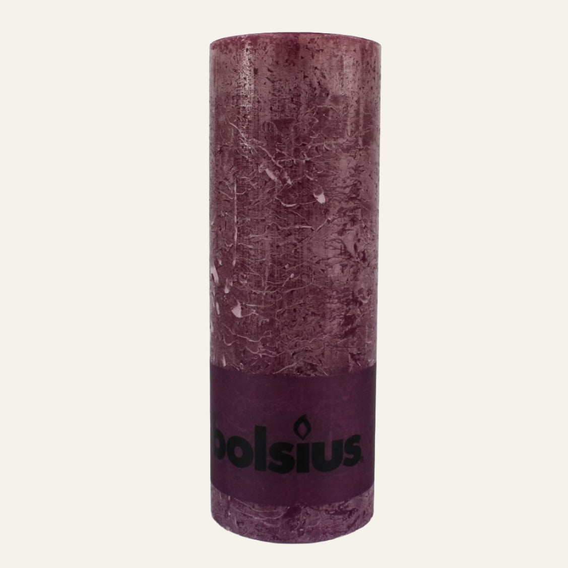 Bolsius Rustic Candle Violet 19cm