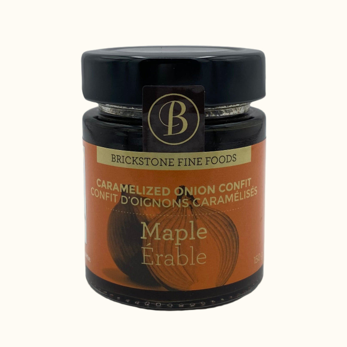 Brickstone Fine Foods Gekarameliseerde ui en ahornsiroop confit 150 g