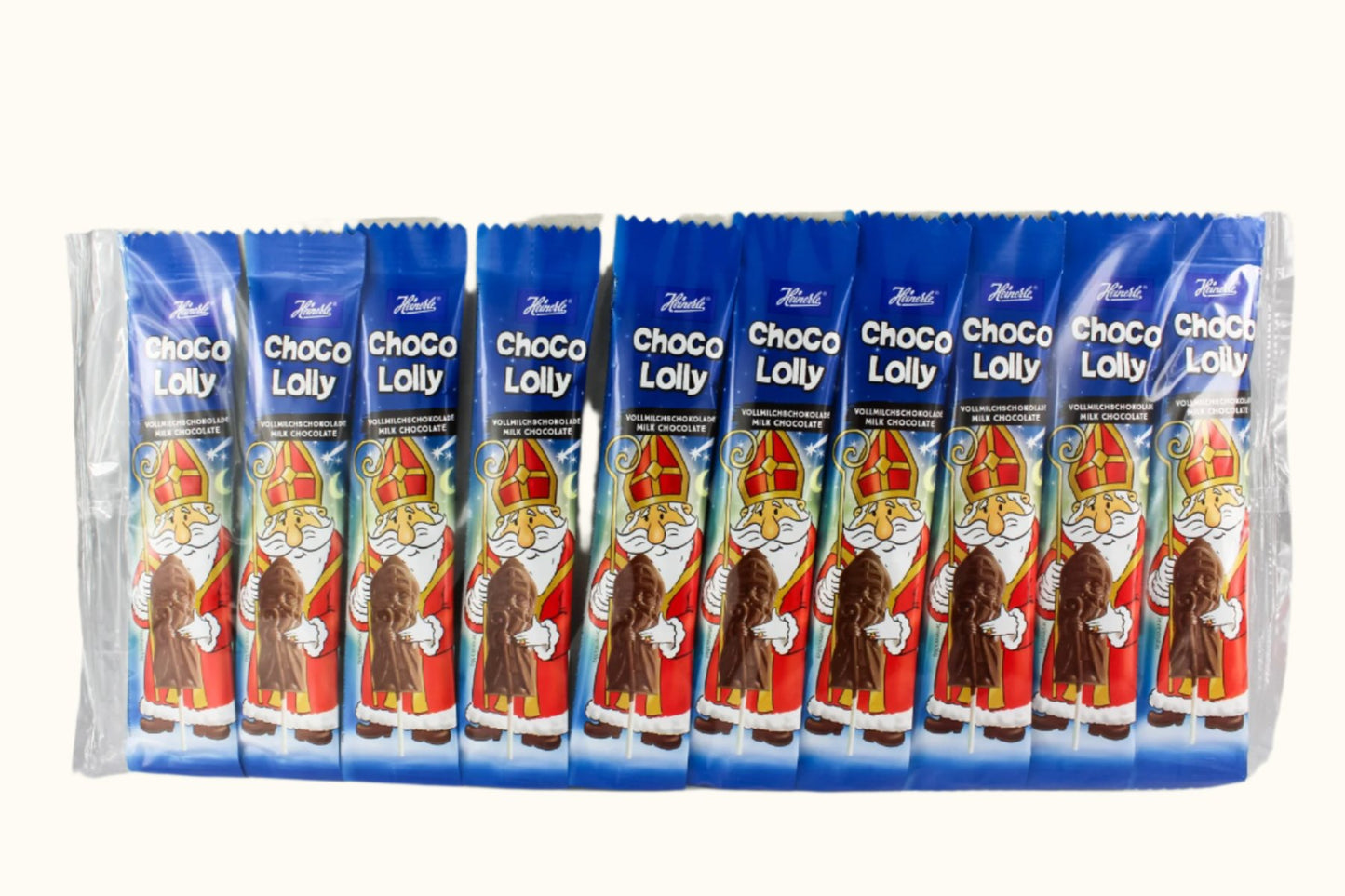 Chocolate Sinterklaas Lolly 10 Pack 150g