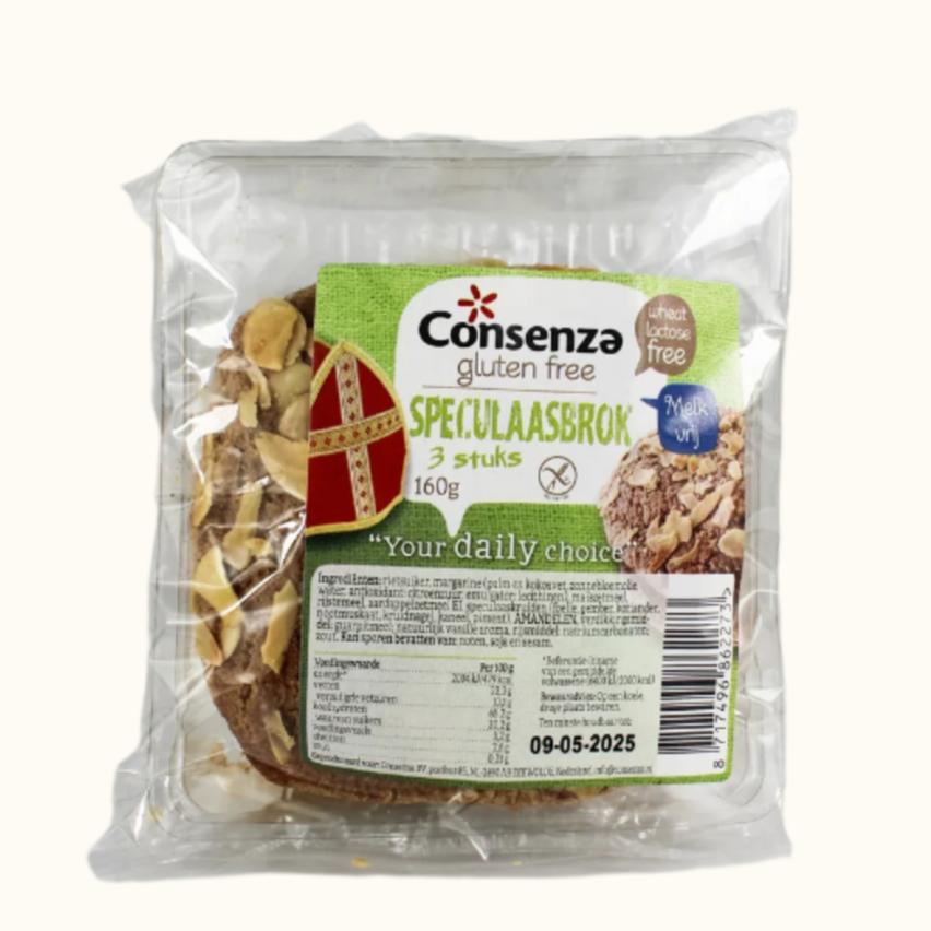 Consenza Gluten Free - Speculaas Chunk 160g