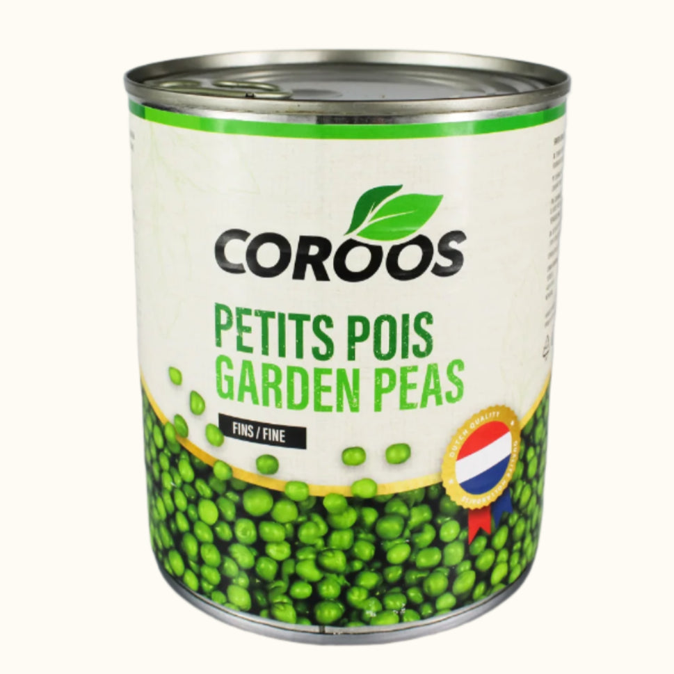 Petits pois verts fins Coroos 800 g