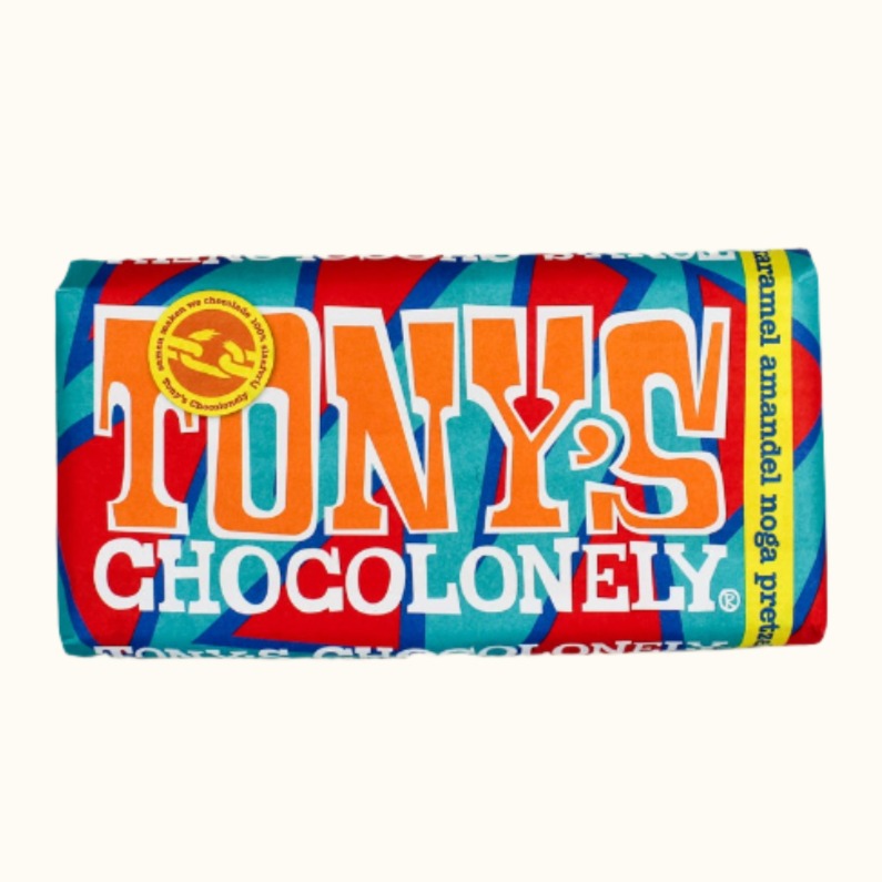 Tony's Chocolonely Milk Caramel Noga Pretzel 180g