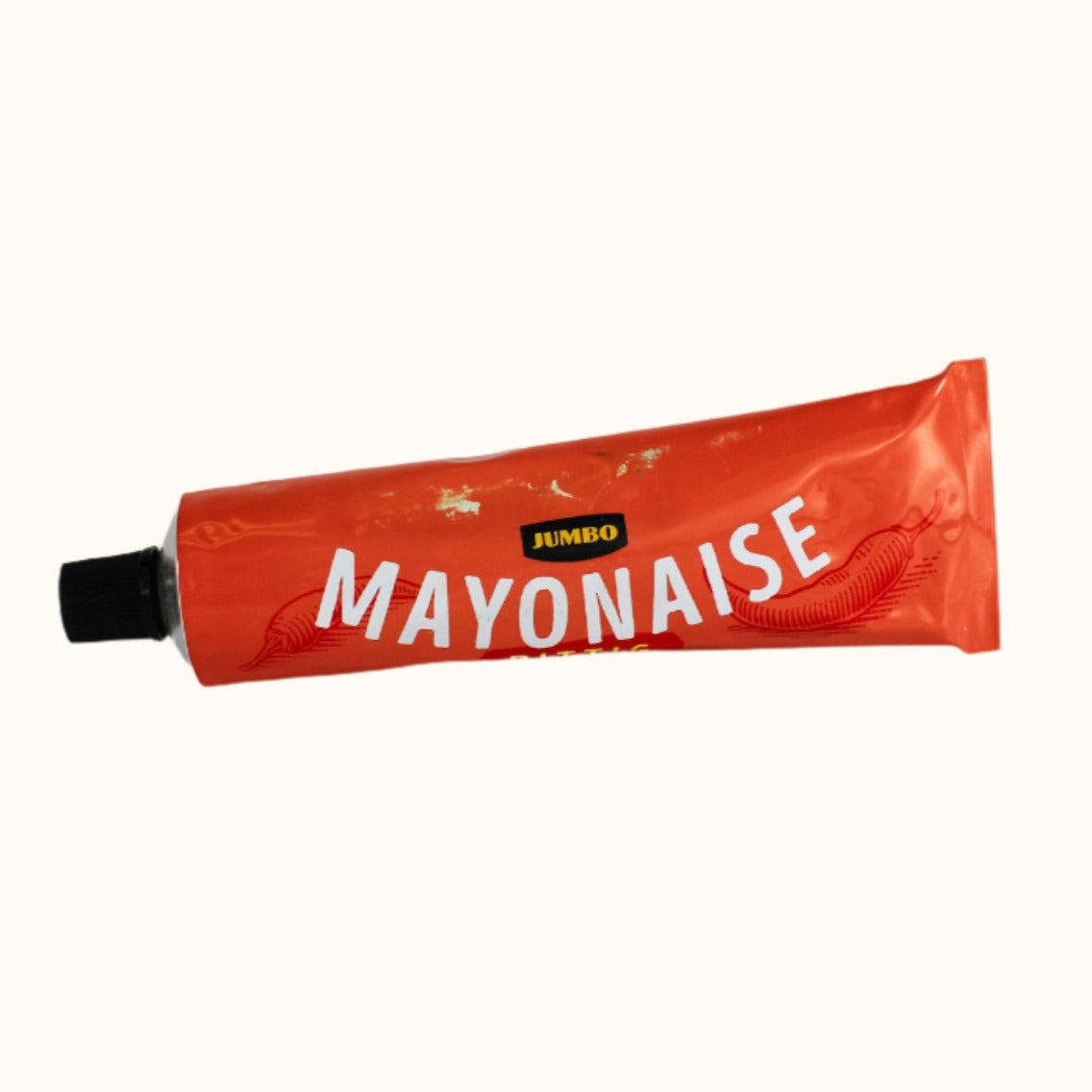 Tube épicé de mayonnaise géante