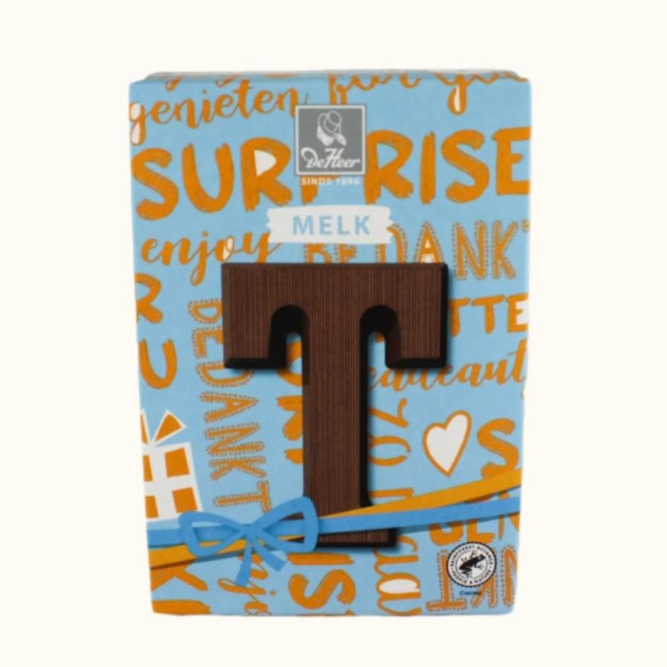 De Heer Chocolate Letters 65g (Milk, Dark or White)