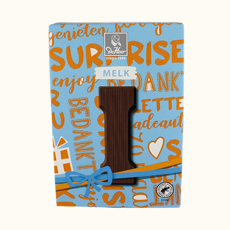 De Heer Chocolate Letters 65g (Milk, Dark or White)