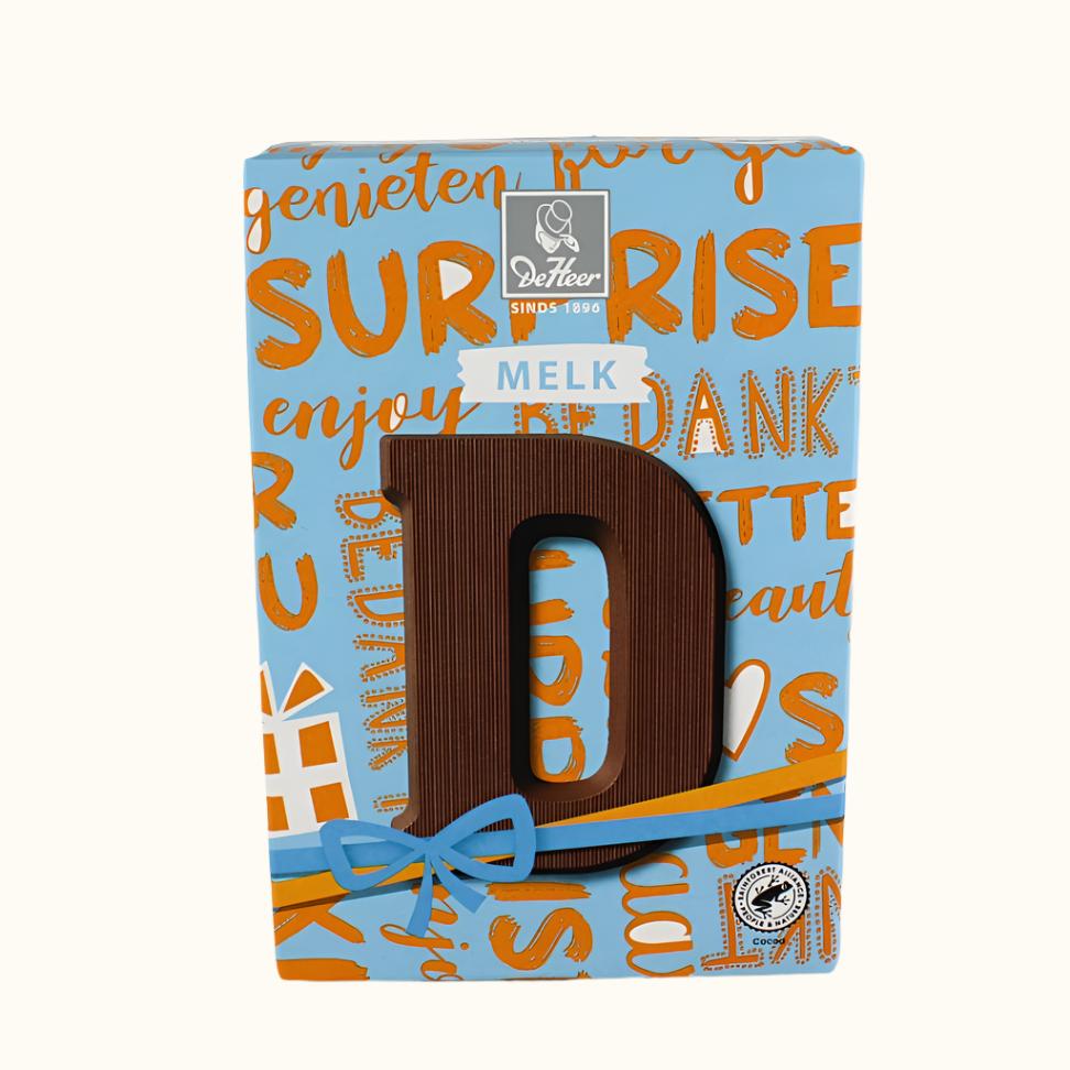 De Heer Chocolate Letters 65g (Milk, Dark or White)