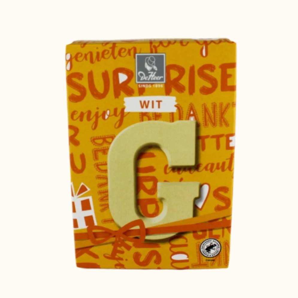 De Heer Chocolate Letters 65g