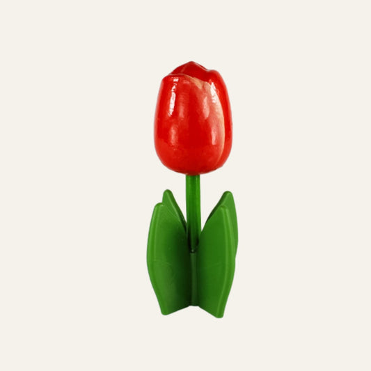Dutch Groceries Big Tulip On Leaf 14cm