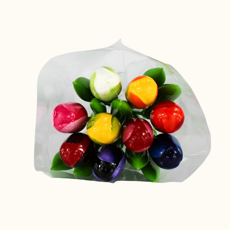 Boeket van 9 kleine tulpen (20 cm) van Dutch Groceries