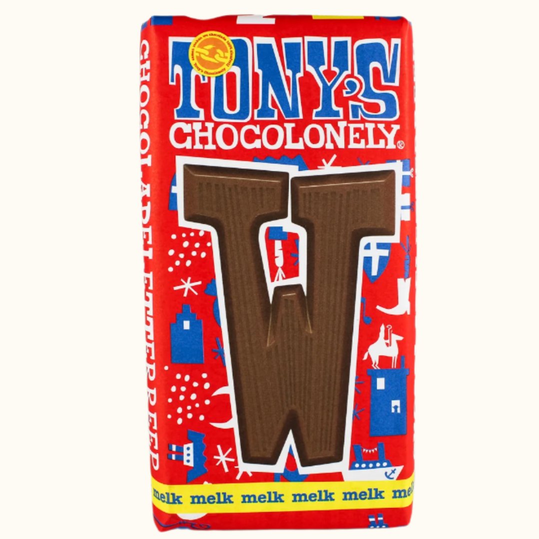 Lait de lettres au chocolat Tony's Chocolonely (QXYZ)