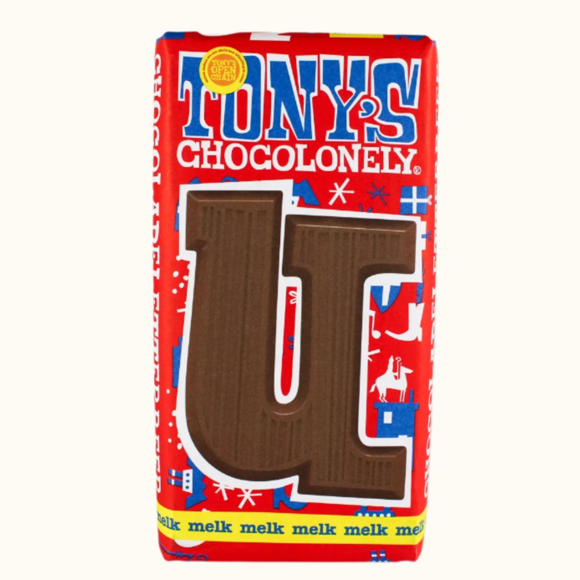 Lait de lettres au chocolat Tony's Chocolonely (QXYZ)