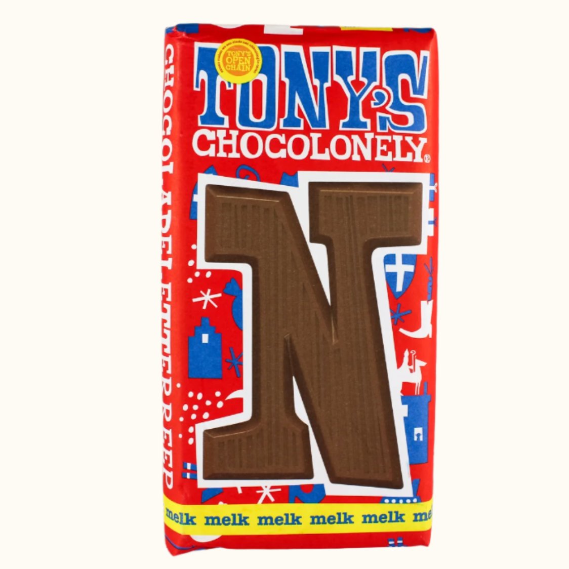 Tony's Chocolonely Chocolade Letters Melk (QXYZ)