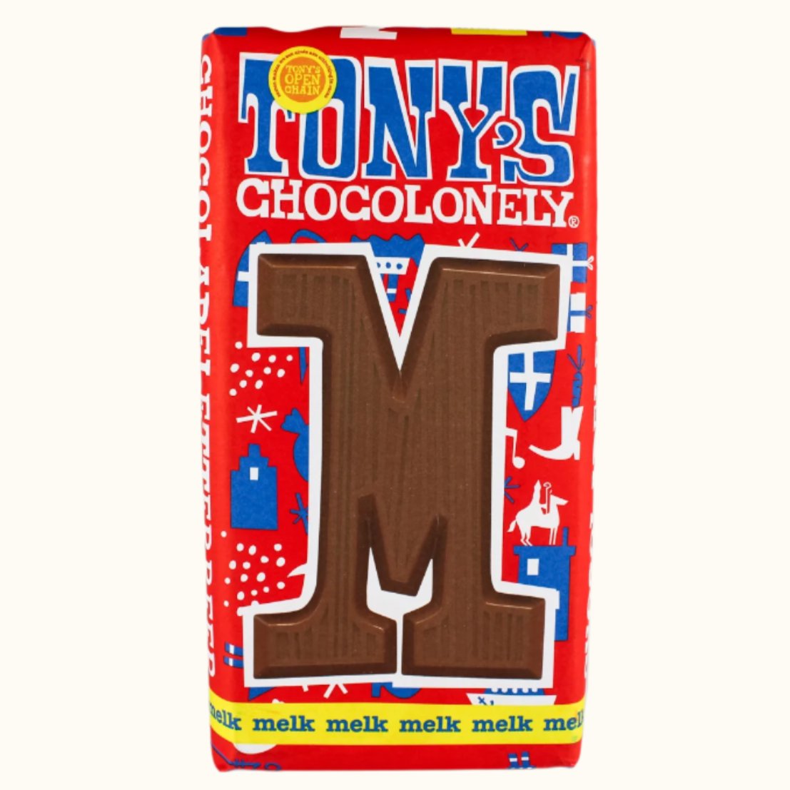 Lait de lettres au chocolat Tony's Chocolonely (QXYZ)