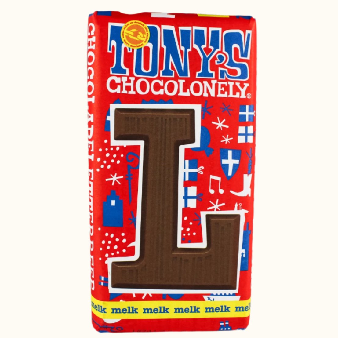 Tony's Chocolonely Chocolade Letters Melk (QXYZ)