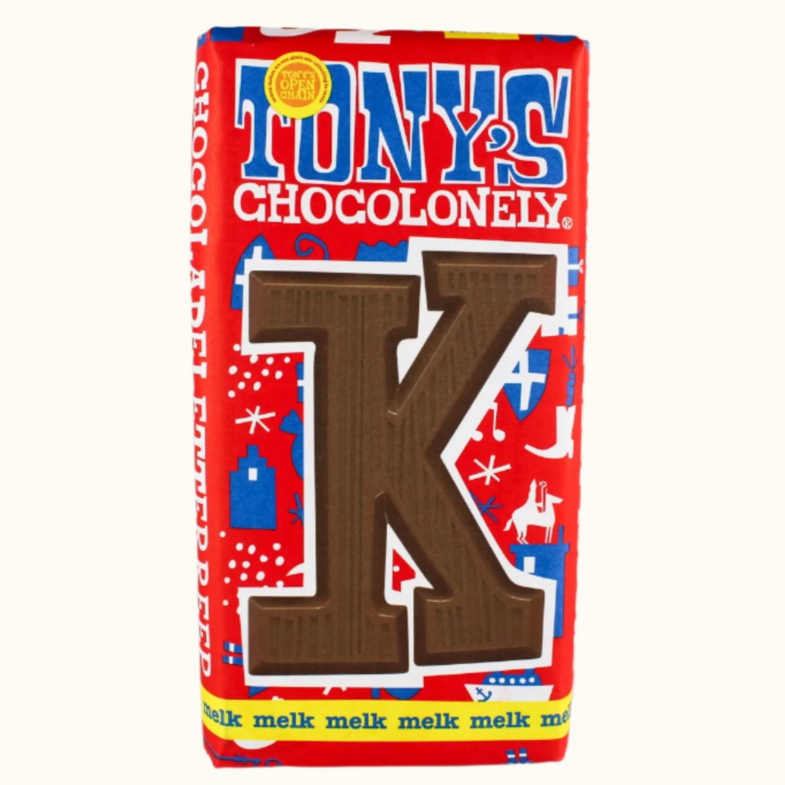 Lait de lettres au chocolat Tony's Chocolonely (QXYZ)