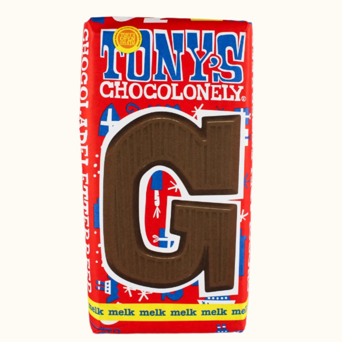 Lait de lettres au chocolat Tony's Chocolonely (QXYZ)