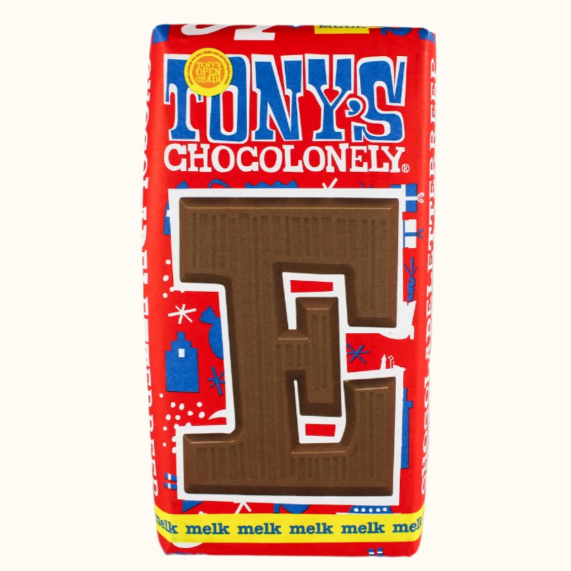 Lait de lettres au chocolat Tony's Chocolonely (QXYZ)