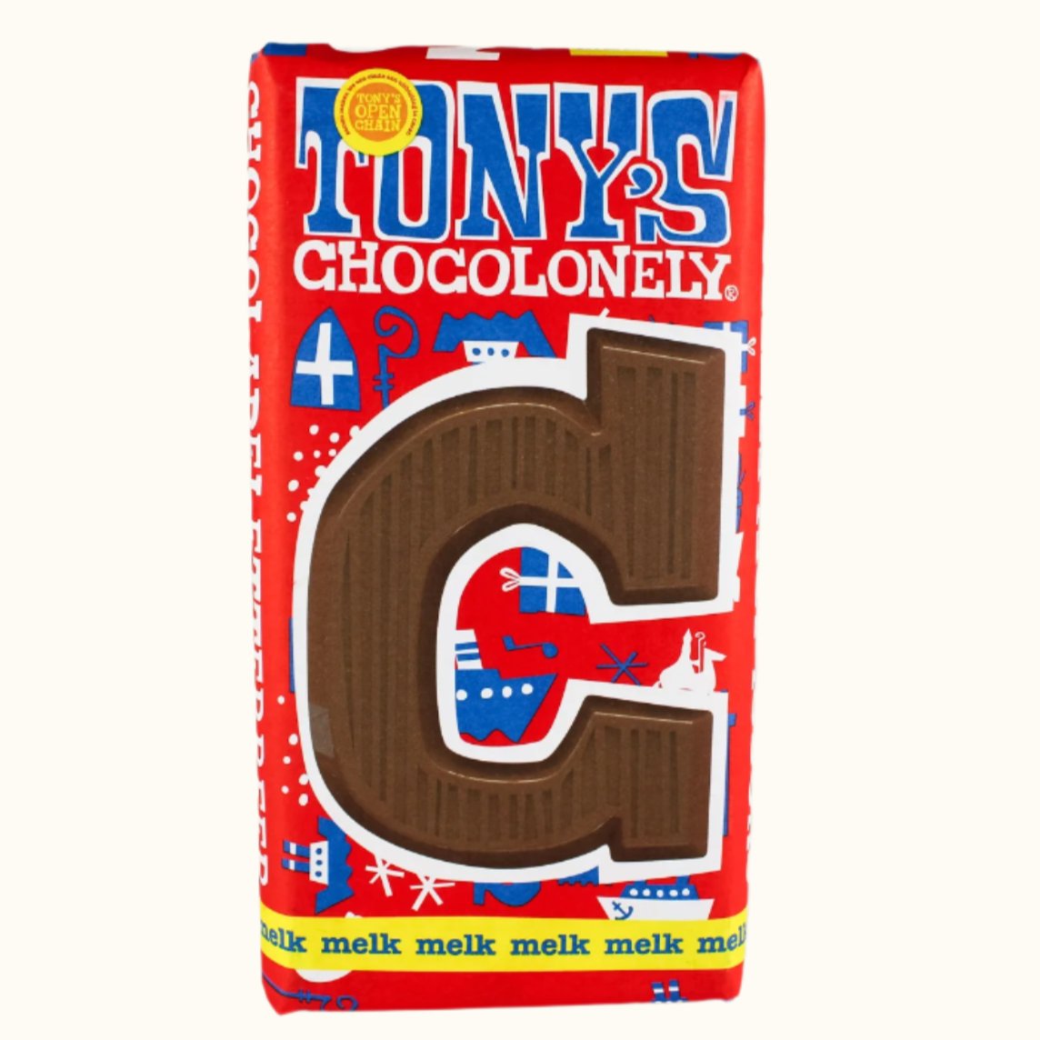 Tony's Chocolonely Chocolade Letters Melk (QXYZ)