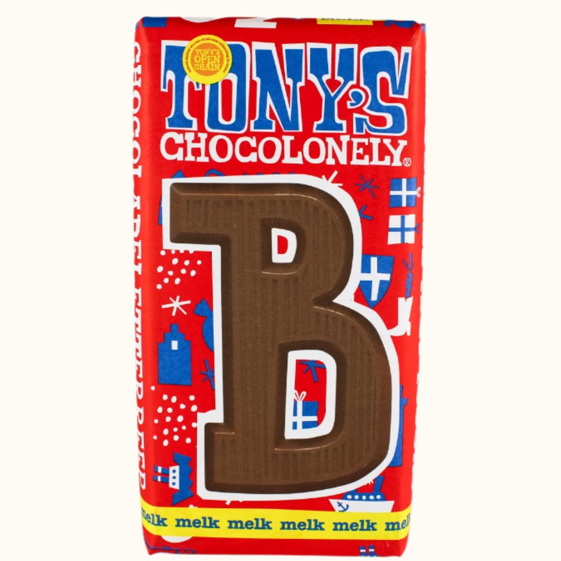 Tony's Chocolonely Chocolade Letters Melk (QXYZ)