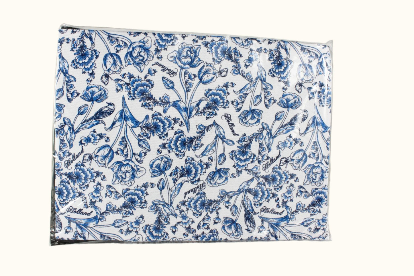 Dutch Tea Towel Delft Blue Tulip