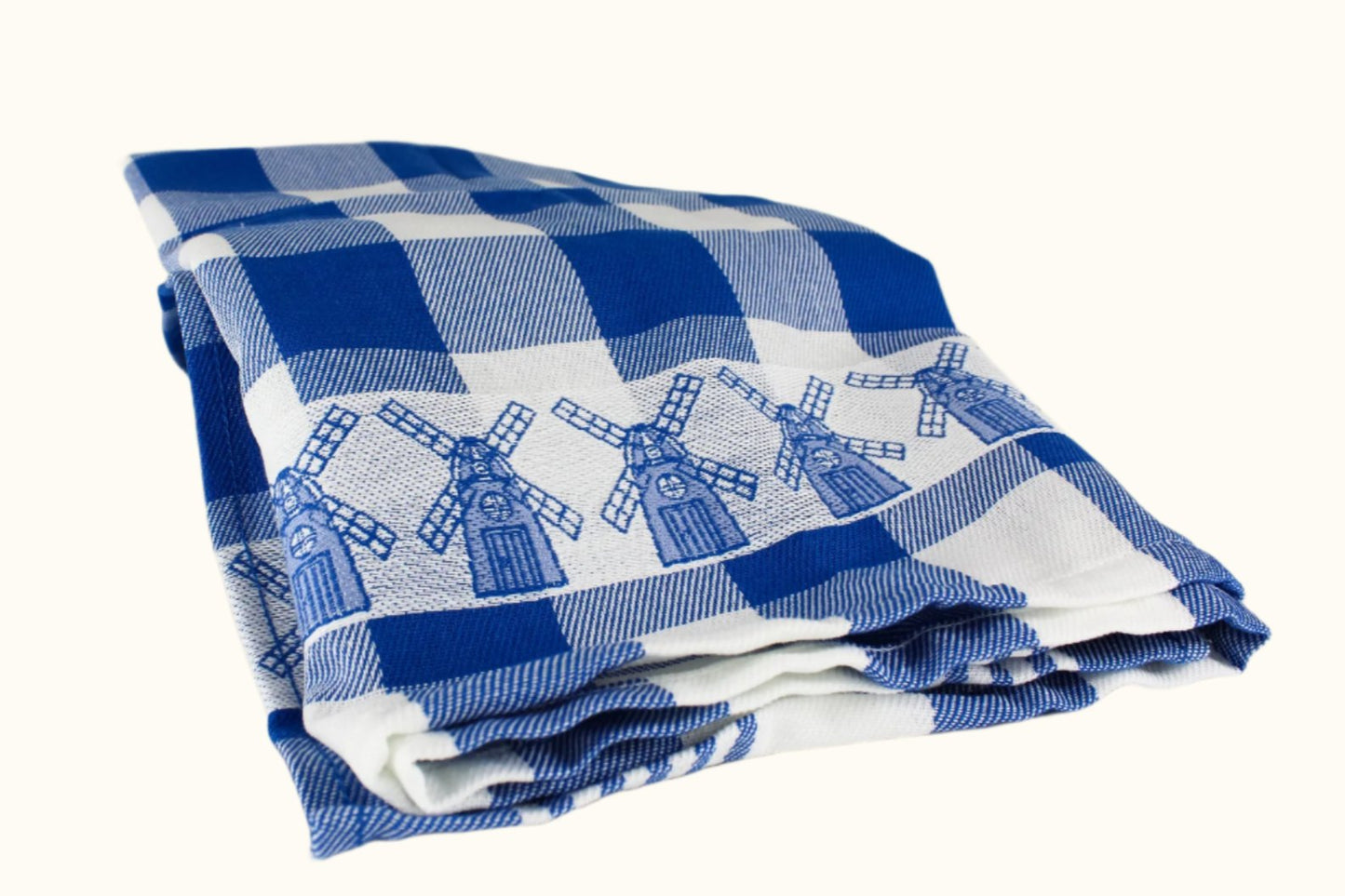 Twentse Damast Blue Windmill Dutch Tea Towel 60x65cm – Dutch Groceries