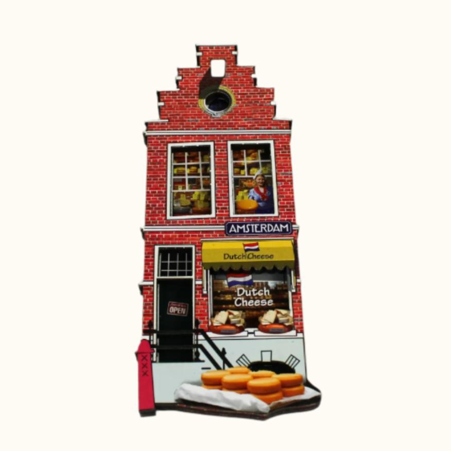 3D Amsterdam Cheese Shop Magnet