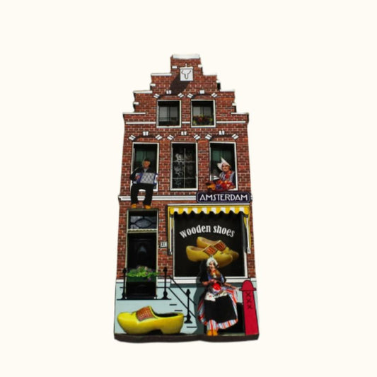 Magnet 3D Amsterdam Wooden Shoe