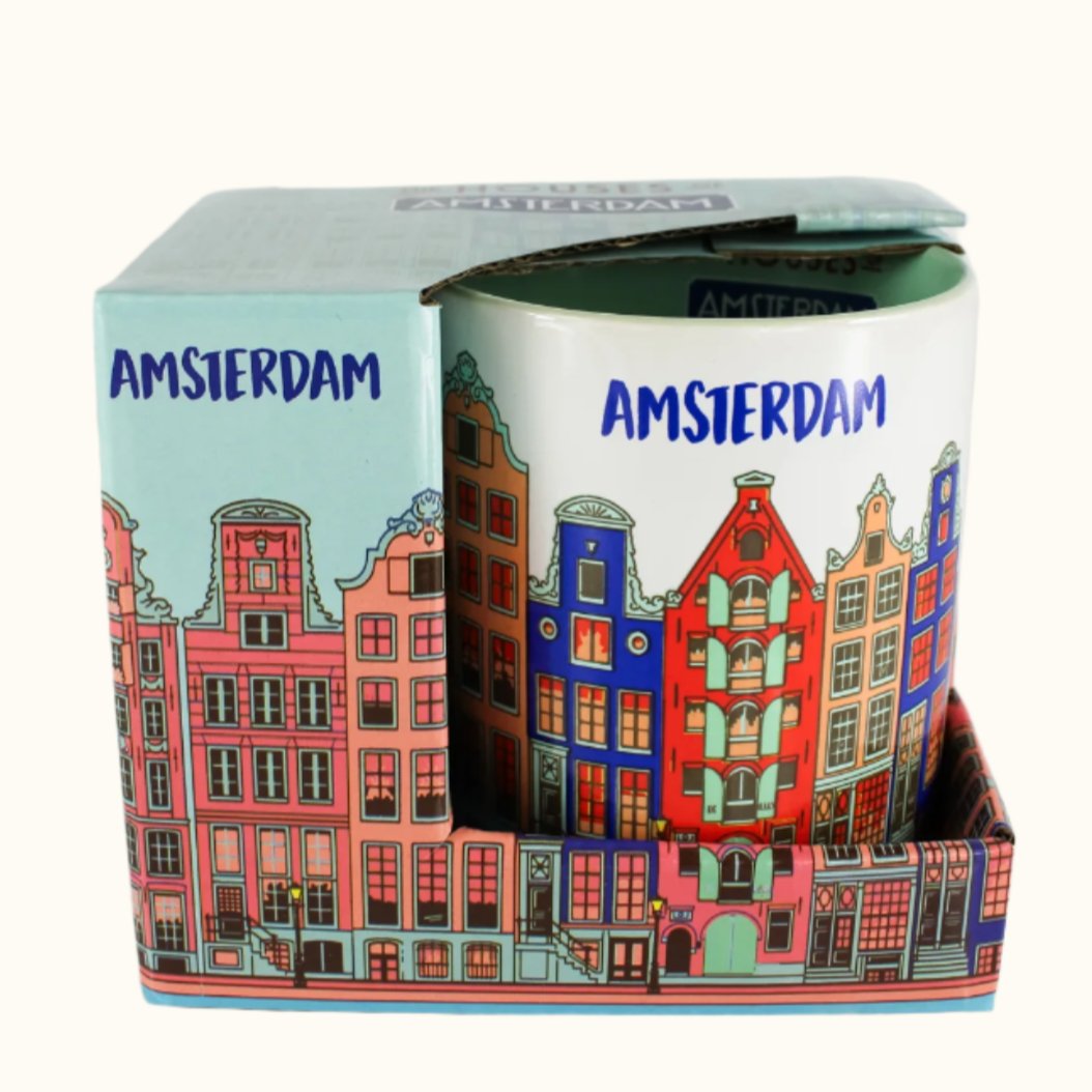 Mug Amsterdam Canal House Baby Blue