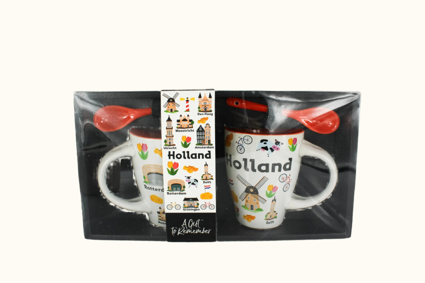 Mug Set of 2 Icons Holland