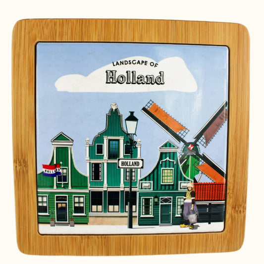 Hotplate Zaanse Schans Holland 20x20cm