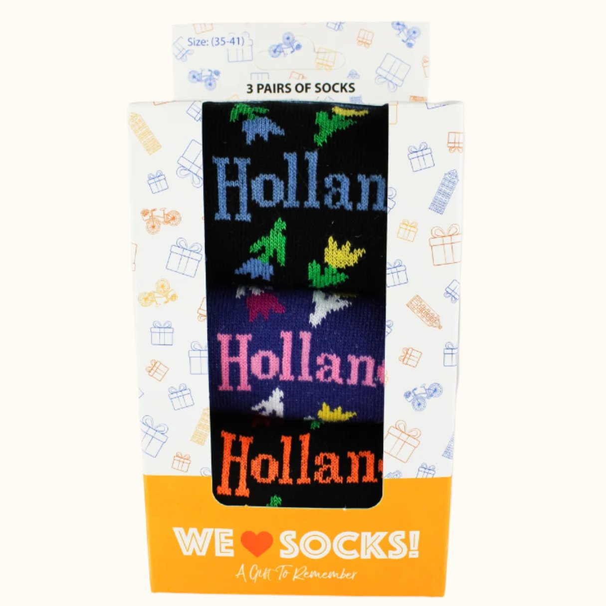 Sock Set Multi-Color Tulip Holland (35-41)