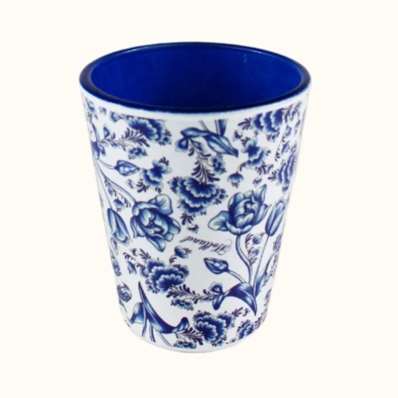 Shotglas Delft Blue Tulips