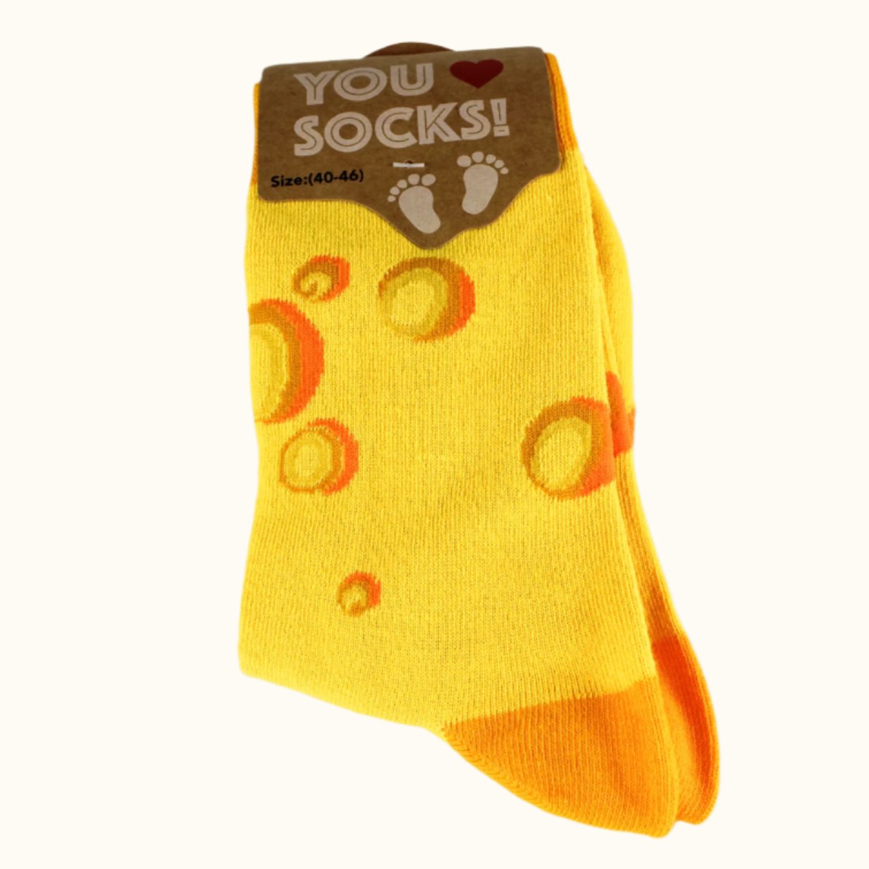 Sock Say Cheese (35-41 EURO SIZE)