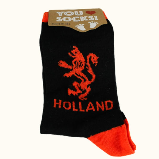 Sock Orange Lion Black (40-46 EURO SIZE)