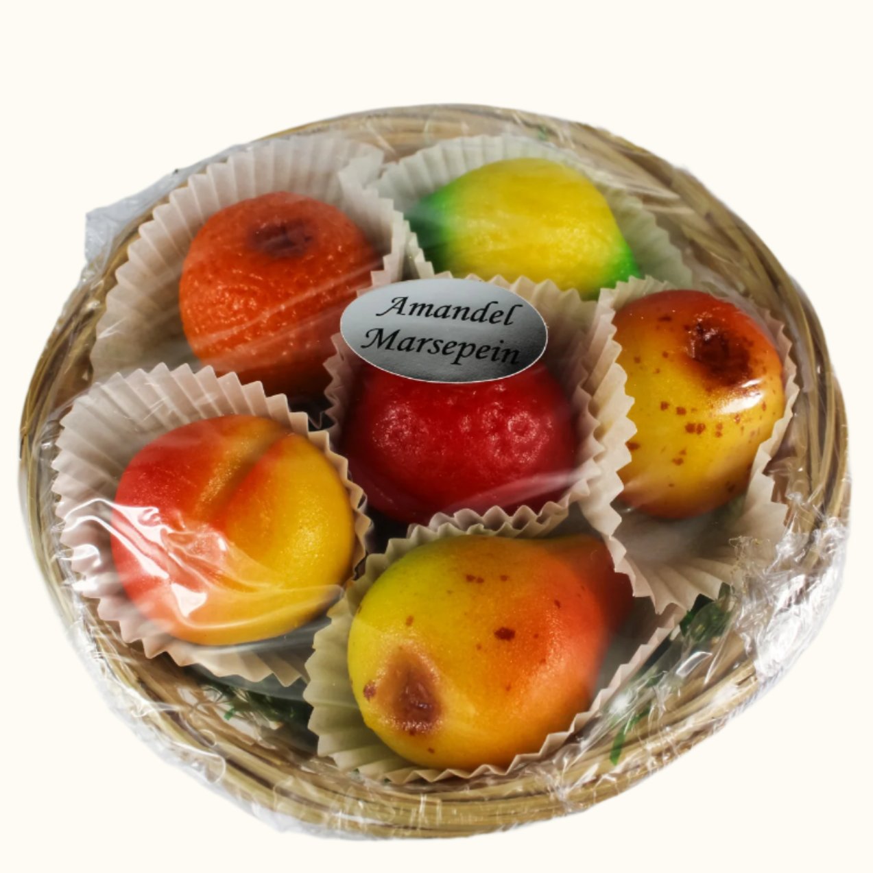 Dutch Almond Marzipan Fruit in Basket 140g