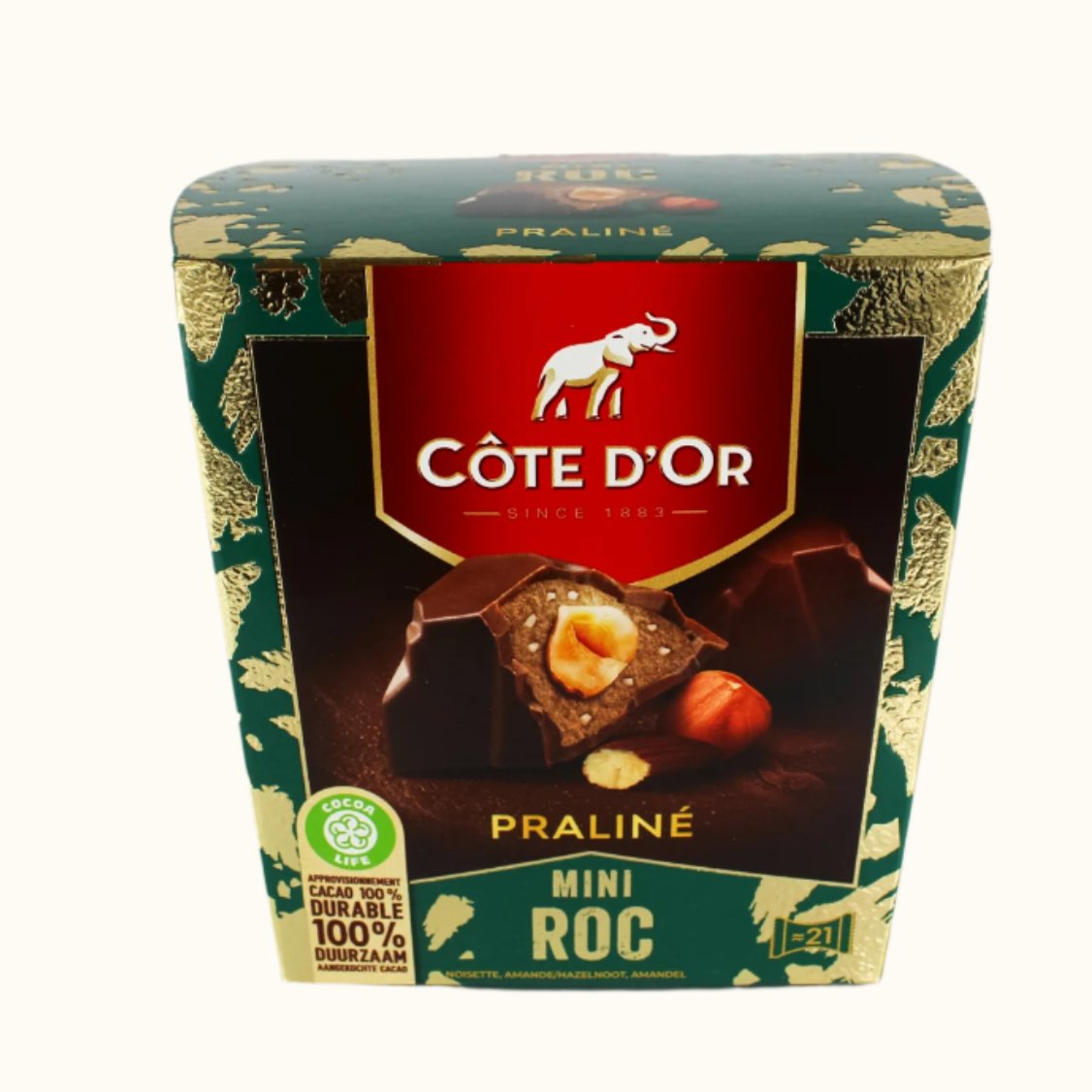 Côte D'or Mini Roc Milk Hazelnut Amandel 195g