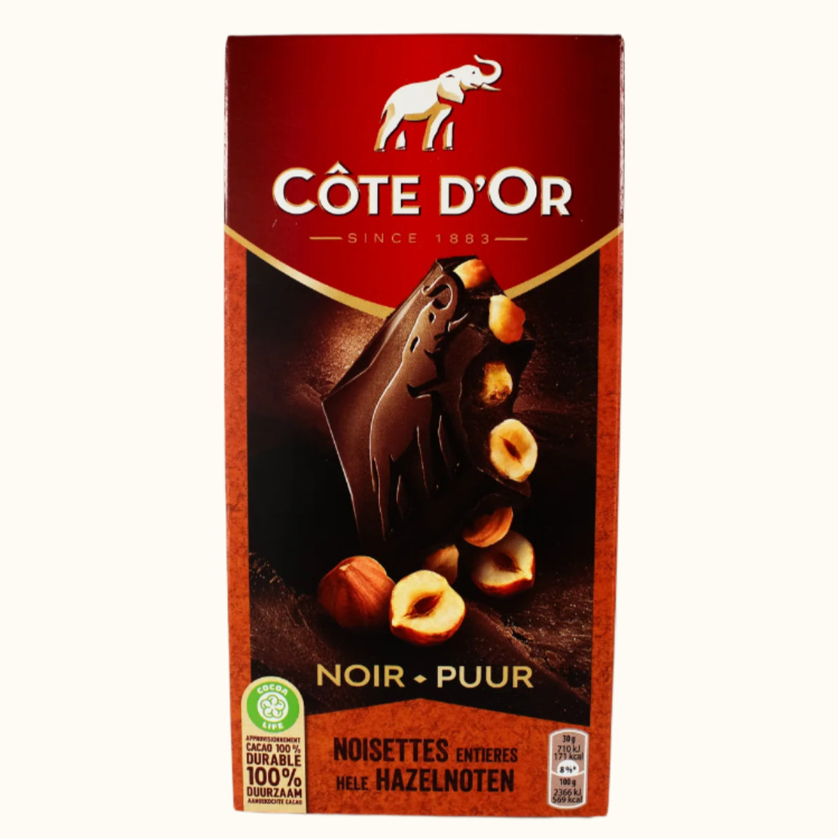 Côte D'or Hazelnuts Dark 180g