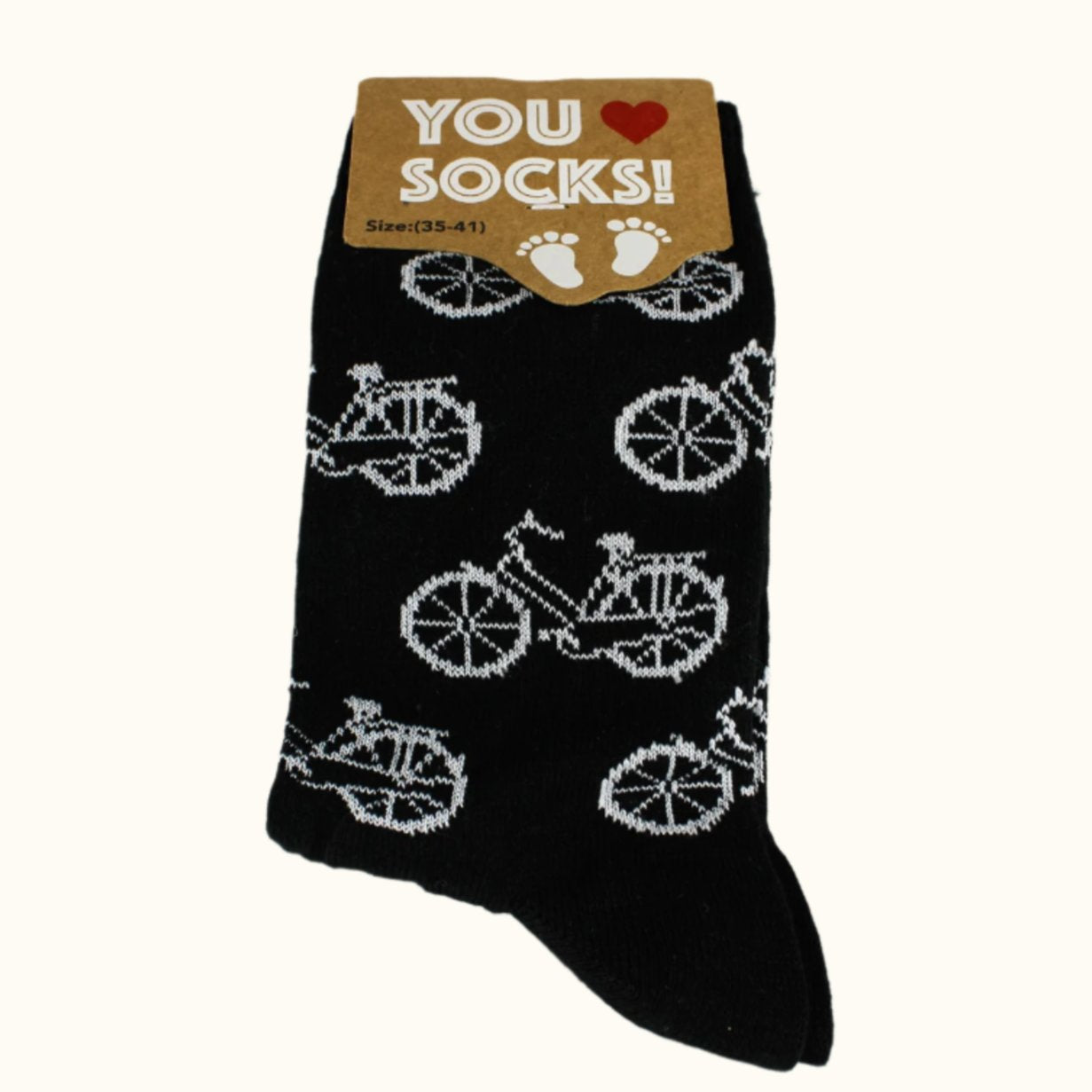 Sock Bicycles Black (40-46 EURO SIZE)